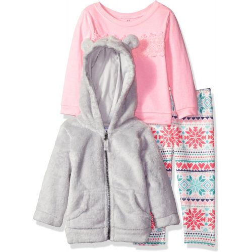  Carter%27s Carters Girls 3-Piece Hoody and Legging Set