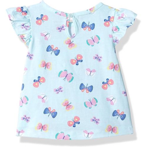  Carter%27s Carters Baby Girls 6-Piece Bodysuit Tee and Short Set