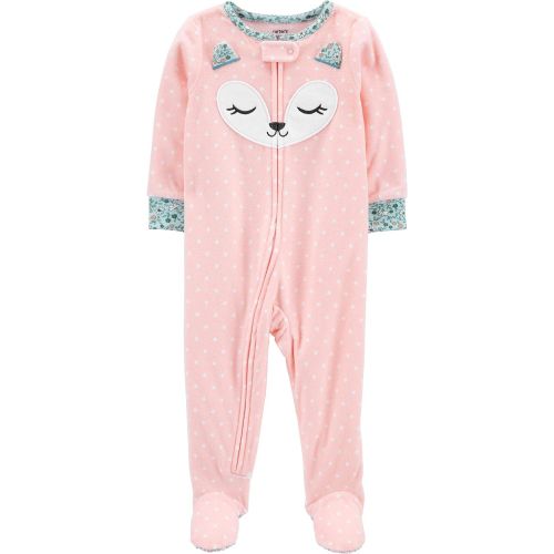  Carter%27s Carters Girls Toddler 1 Piece Fleece Sleepwear