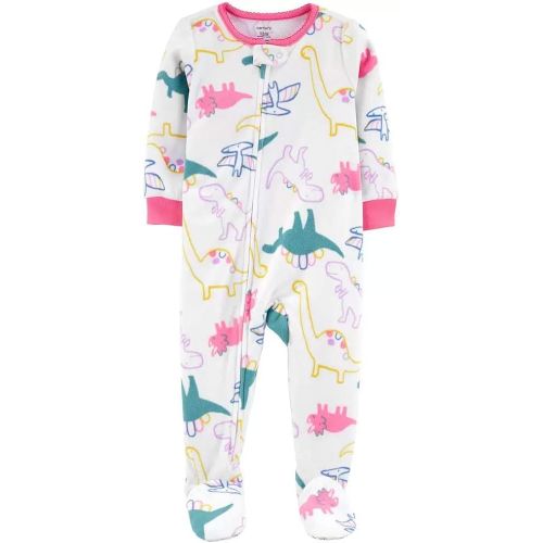  Carter%27s Carters Girls Toddler 1 Piece Fleece Sleepwear