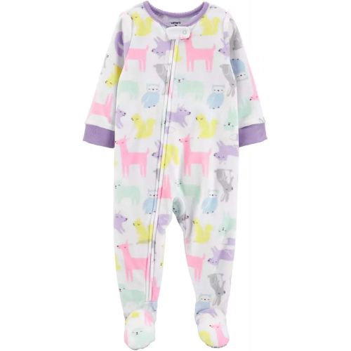  Carter%27s Carters Girls Toddler 1 Piece Fleece Sleepwear