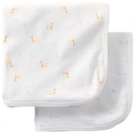 Carters 2 pk Swaddle Blankets- Neutral Prints