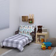 Carters 4-Piece Toddler Set, Grey/White/Green/Blue Woodland Boy, 52 x 28