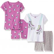 Carters Baby Girls 4 Piece Cotton Sleepwear