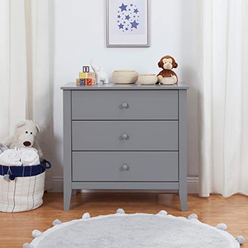  Carters by DaVinci Morgan 3-Drawer Dresser, Grey