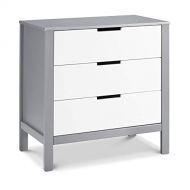 Carters by DaVinci Colby 3-Drawer Dresser, Grey and White