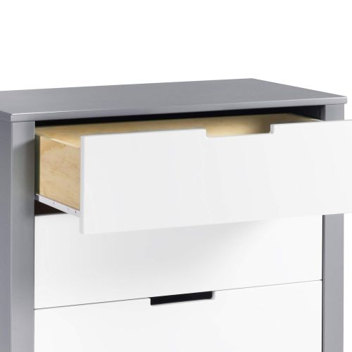  Carters by DaVinci Colby 3-Drawer Dresser, Grey and White