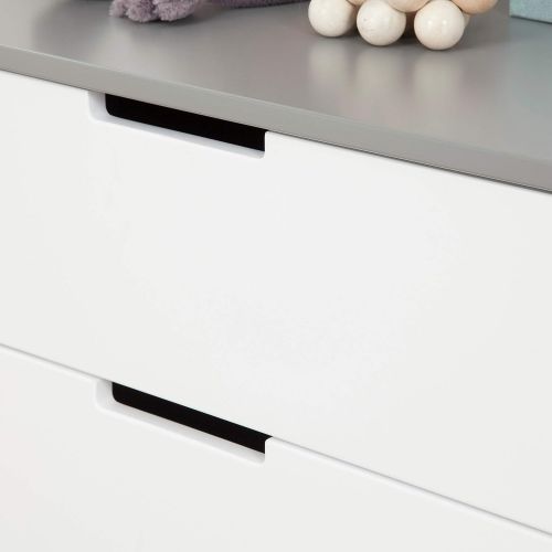  Carters by DaVinci Colby 3-Drawer Dresser, Grey and White