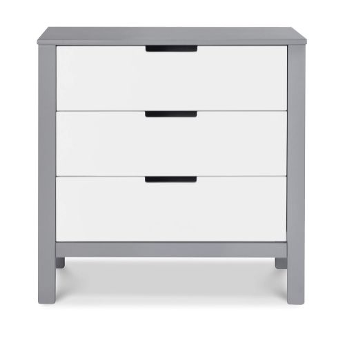  Carters by DaVinci Colby 3-Drawer Dresser, Grey and White