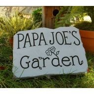 /CarvedStone GARDEN STONE- {Carved in Stone}custom-engraving  Valentines gift  anniversary  wedding  garden sign  new home  closing gift  memorial
