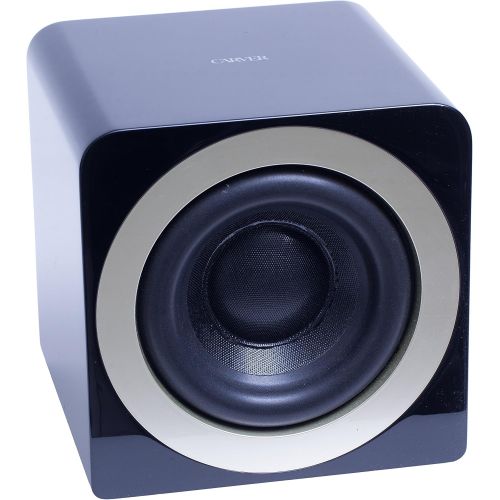  Carver BAS8 250W Ultra Compact, High Power Subwoofer, Black