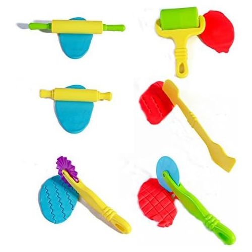  [아마존베스트]Carykon Set of 11 PCS Smart Dough Tools Kit with Models and Molds, Dough Extruders