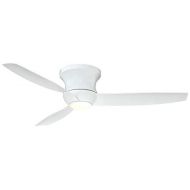 Casa Vieja 52 Reflection White Hugger Dimmable LED Ceiling Fan