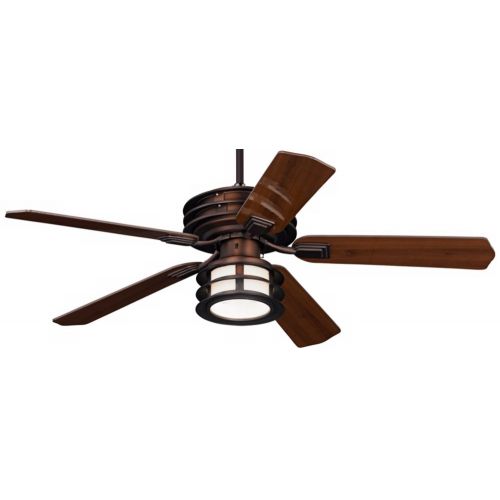  52 Casa Vieja Mission II Bronze Outdoor Ceiling Fan