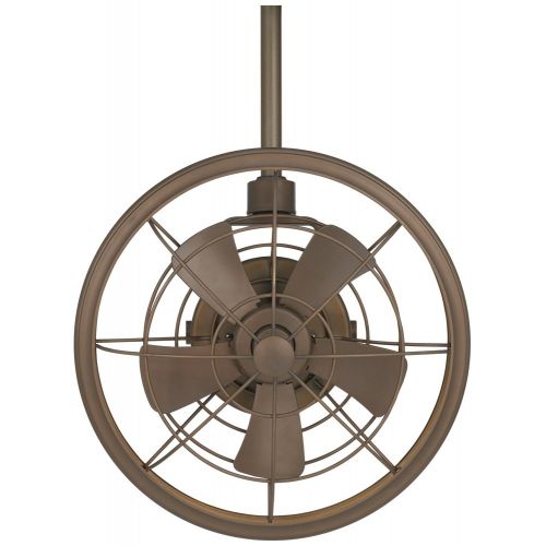  18 Casa Vieja Oil-Rubbed Bronze Damp Location Ceiling Fan