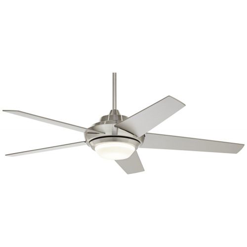  Casa Vieja 52 Ascend Brushed Nickel LED Ceiling Fan