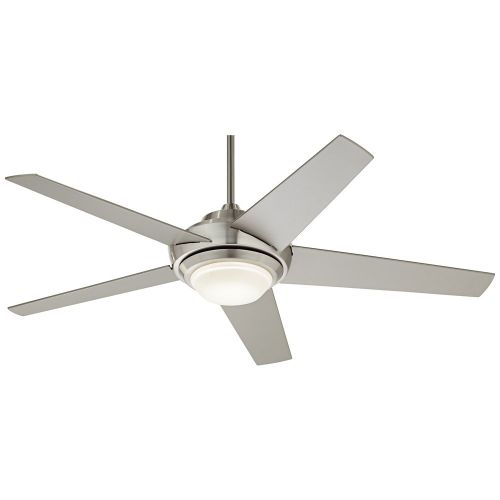  Casa Vieja 52 Ascend Brushed Nickel LED Ceiling Fan