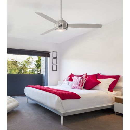  Casa Vieja 60 Casa Aleso Brushed Nickel LED Ceiling Fan