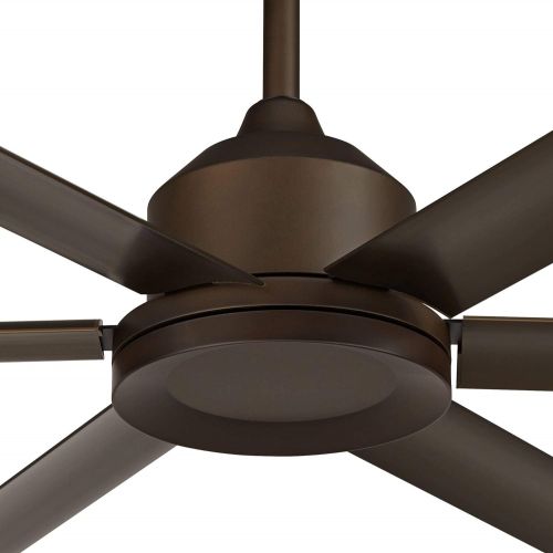  Casa Vieja 96 Casa Bravo Modern Contemporary Industrial Large Indoor Outdoor Ceiling Fan with Remote Control Oil Rubbed Bronze Damp Rated for Patio Exterior Roof House Porch Gazebo Garage Bar