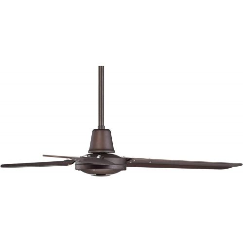  Casa Vieja 44 Plaza DC Modern 3 Blade Indoor Outdoor Ceiling Fan with Remote Control Oil Rubbed Bronze Brown Damp Rated for Patio Exterior House Porch Living Room Gazebo Garage Barn - Casa Vi