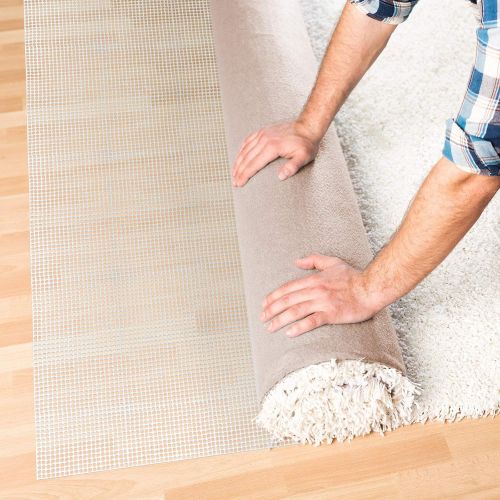  Casa pura casa pura Non Slip Rug Pad 2x4  Premium Rug Gripper for Hardwood Floors and Carpet | Many Sizes to Choose from | Super Easy to Customize Size