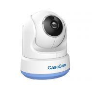 CasaCam BC200 Digital Wireless HD Pan & Tilt Baby Camera, Add-on Camera for CasaCam BM200, Two-Way Audio, Night Vision, Temperature Monitoring, Night Light and Lullabies