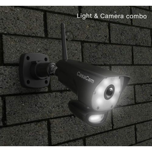  CasaCam VS1002 Wireless Security Camera System with HD Spotlight Cameras and 7 Touchscreen Monitor (2-cam kit)