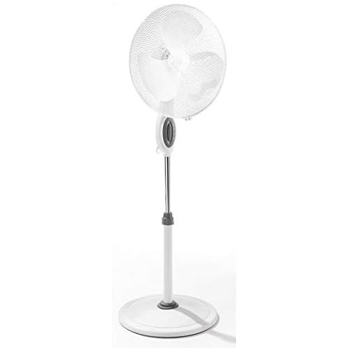  [아마존베스트]: EVT/CasaFan Bezeichnung: Standventilator Typenb CasaFan Grey Hound SV45-7WE 306130 Floor Fan Diameter 400 mm Height 1090-1330 50 W Matte White