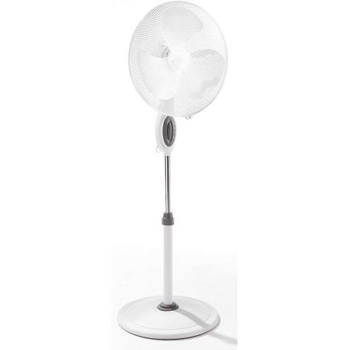  [아마존베스트]: EVT/CasaFan Bezeichnung: Standventilator Typenb CasaFan Grey Hound SV45-7WE 306130 Floor Fan Diameter 400 mm Height 1090-1330 50 W Matte White