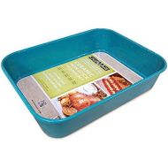 [아마존베스트]casaWare Ceramic Coated NonStick Lasagna/Roaster Pan 13 x 10 x 3-Inch (Blue Granite)