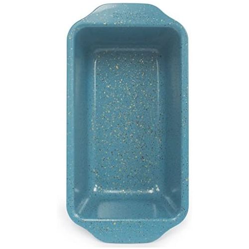  [아마존베스트]casaWare Loaf Pan 9 x 5-Inch Ceramic Coated Non-Stick, Blue Granite, standard
