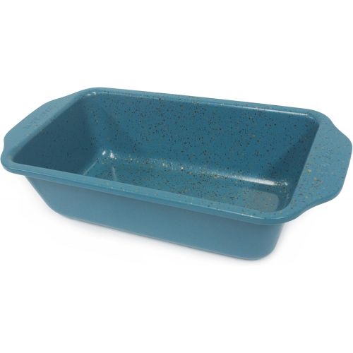  [아마존베스트]casaWare Loaf Pan 9 x 5-Inch Ceramic Coated Non-Stick, Blue Granite, standard