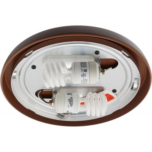  Casablanca 99255 CFL Low Profile Fitter, Brushed Cocoa