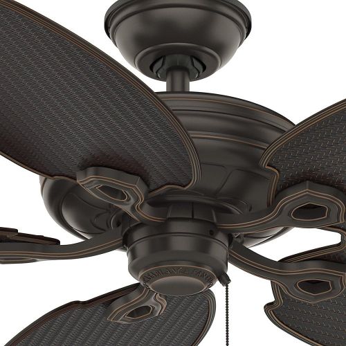  Casablanca 55073 54 Charthouse Ceiling Fan, Large, Onyx Bengal