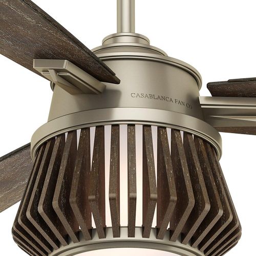  Casablanca 59163 Glen Arbor Indoor Ceiling Fan with Remote, Medium, Metallic Birch