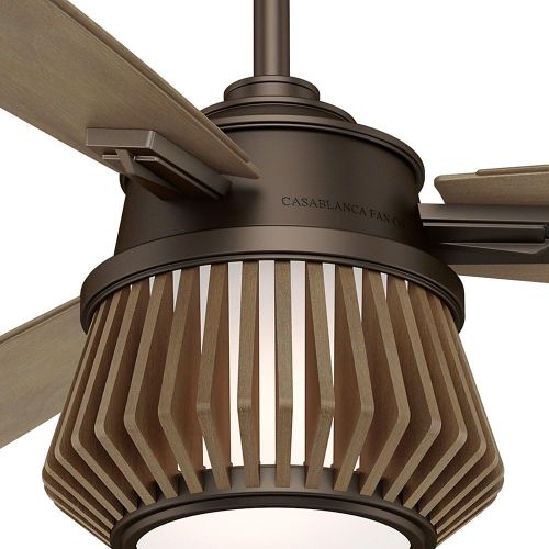  Casablanca 59163 Glen Arbor Indoor Ceiling Fan with Remote, Medium, Metallic Birch