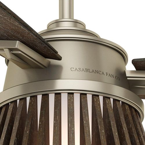  Casablanca 59163 Glen Arbor Indoor Ceiling Fan with Remote, Medium, Metallic Birch