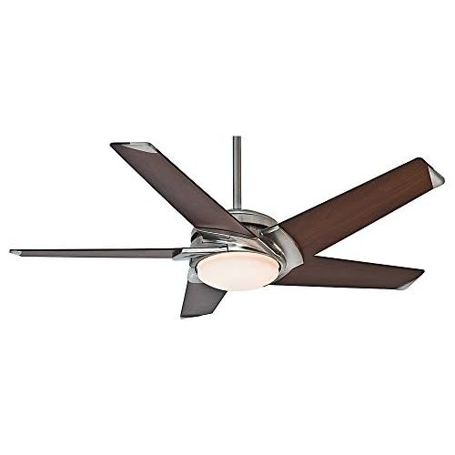  Casablanca 59164 Contemporary Stealth DCLED Ceiling Fan with Light Kit, 54-Inch, Brushed Nickel