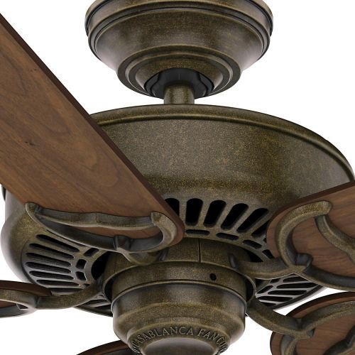  Casablanca 55070 54 Panama Ceiling Fan with Wall Control, Large, Aged Bronze