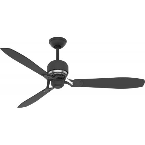  Casablanca 59505 Tribeca 60-Inch 3-Blade Ceiling Fan with Graphite Blades and Included Remote, Graphite