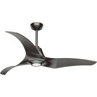 Casablanca 59196 Piston Outdoor Ceiling Fan with Remote, Medium, Matte Black