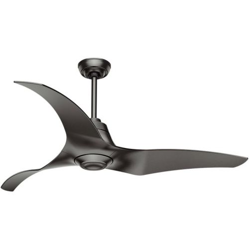  Casablanca 59196 Piston Outdoor Ceiling Fan with Remote, Medium, Matte Black