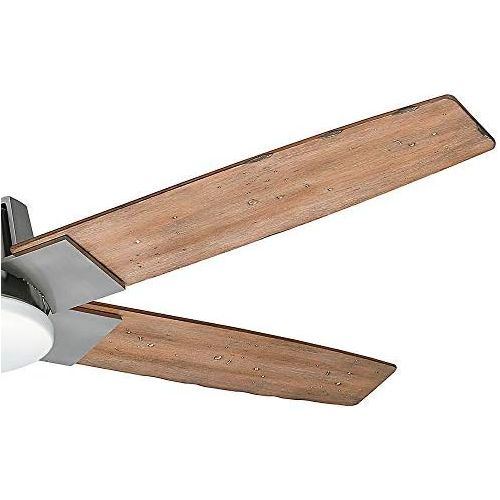  Casablanca 59109 Zudio 56-inch Brushed Nickel Ceiling Fan with reversible WalnutBurnt Walnut Blades and Clear Frosted Glass Light