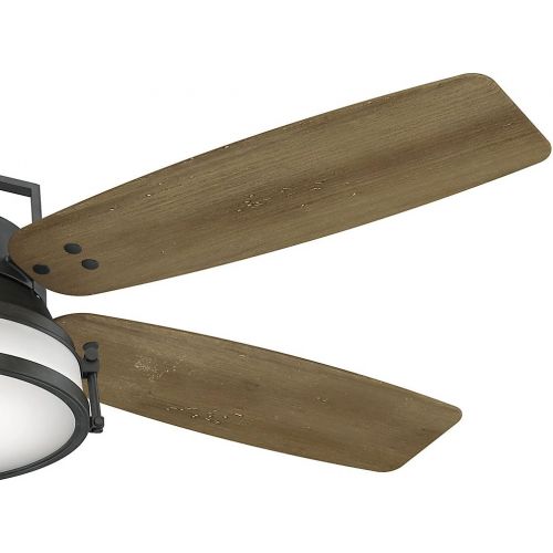  Casablanca 59359 Caneel Bay 56 Ceiling Fan with Light with Wall Control, Large, Aged Steel