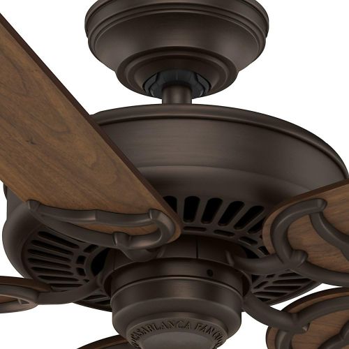  Casablanca 55069 54 Panama Ceiling Fan with Wall Control, Large, Brushed Cocoa