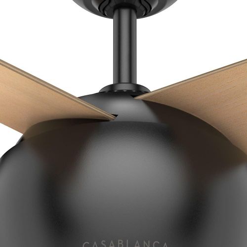  Casablanca 59333 Valby Ceiling Fan Casablanca Matte Light with Wall Control, 54, Nickel