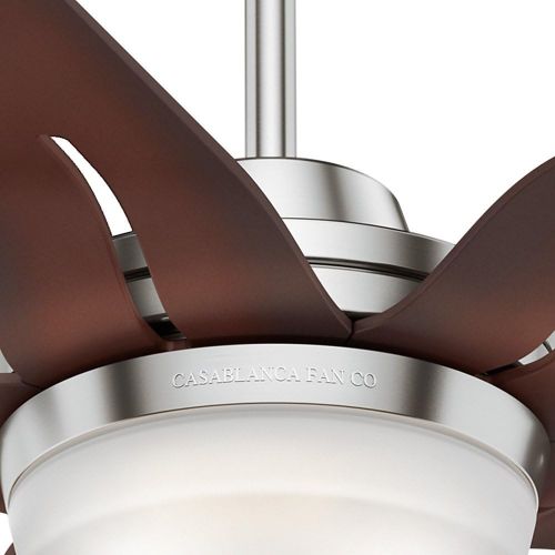  Casablanca 59198 Correne Indoor Ceiling Fan with Remote, Medium, Brushed Nickel