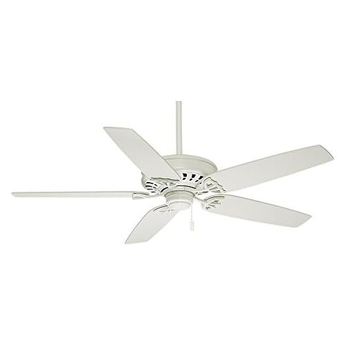  Casablanca 54019 Concentra 54-Inch 5-Blade Ceiling Fan, Snow White with Matte Snow White Blades