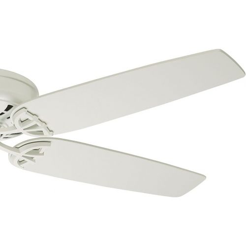  Casablanca 54019 Concentra 54-Inch 5-Blade Ceiling Fan, Snow White with Matte Snow White Blades