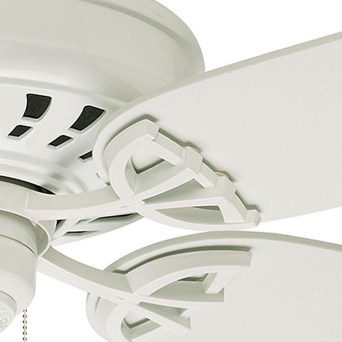  Casablanca 54019 Concentra 54-Inch 5-Blade Ceiling Fan, Snow White with Matte Snow White Blades